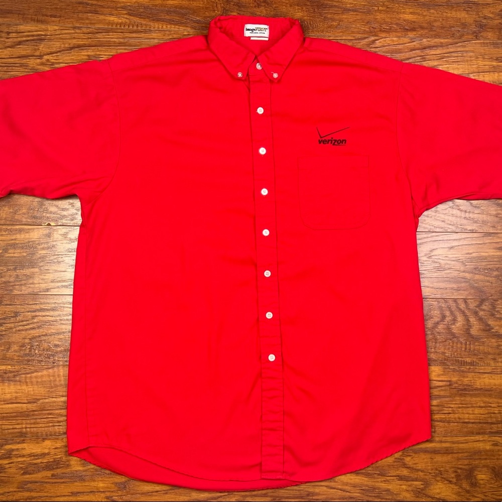 Verizon Wireless Button Down Uniform Shirt